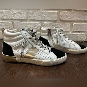 Vintage Havana High Top sneakers white gold size 7